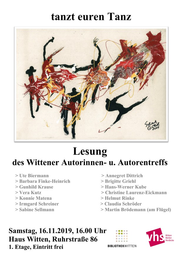 Wittener Autorentreff - Jahreslesung 2019 - Plakat