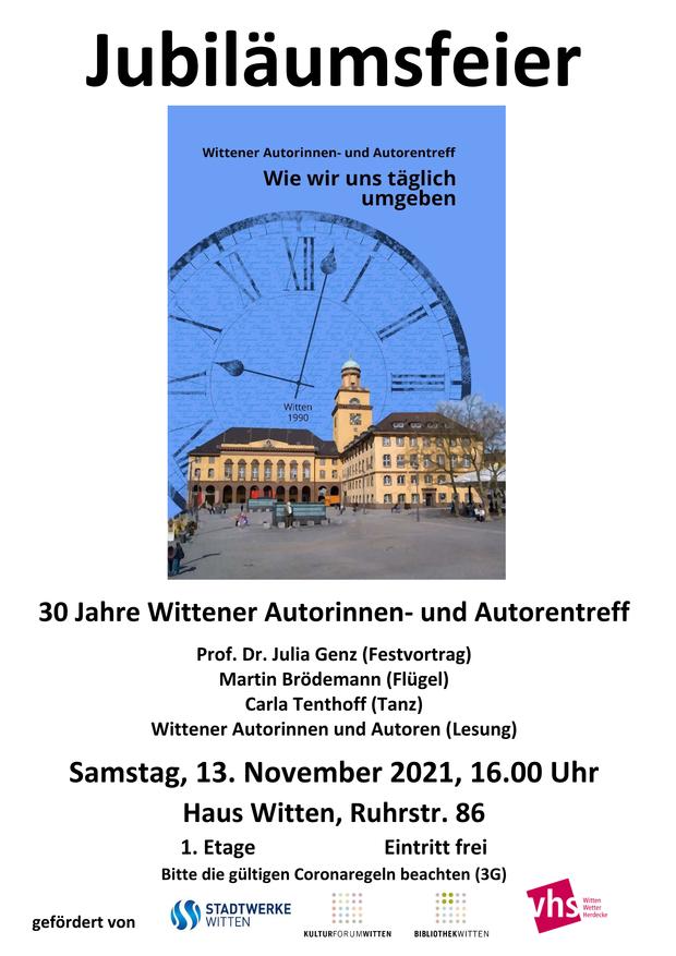 Plakat 30 Jahre Wittener Autorntreff